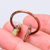 Fancy Ethiopian Opal Gemstone Copper Eternity Electroformed Promise Ring Jewelry V-56