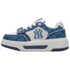 New York Yankees Slip Resistant Abrasion Resistant Low Top Skateboard Shoes Unisex Navy Blue Sneakers 3ASXP025N-50NYS