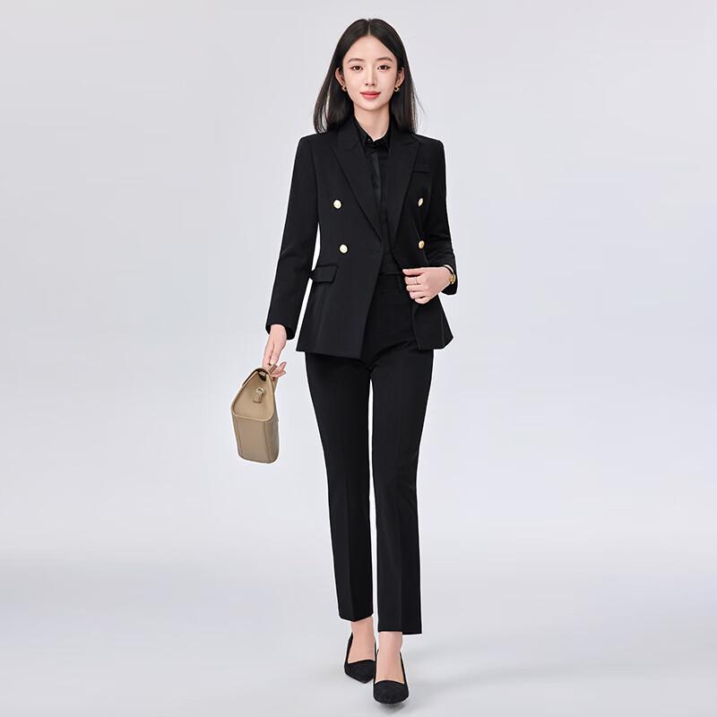 Women's Casual Professional Blazer & Pants Suit Set