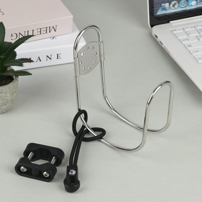 Stainless Steel Boat Lifebuoy Ring Lifebuoy Ring Bracket Horseshoe Holder Marine Boat Ship Lifebuoy Horseshoe Holder