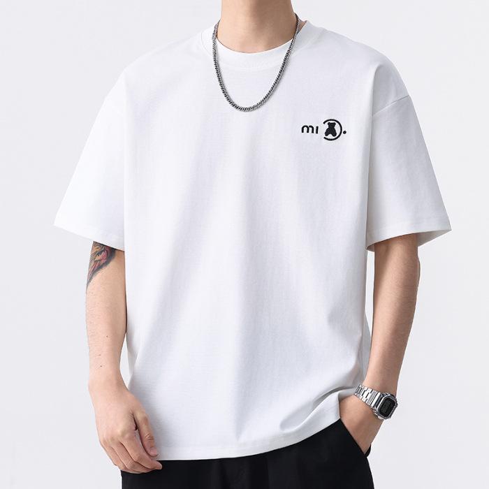 New Summer Men's Round Neck Short T-shirt Short Sleeve Thin Casual Youth Half-sleeved Shirt
