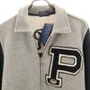 Ungetragen POLO RALPH LAUREN Baseballjacke mit Buchstaben-Patch S grau Herren Gebraucht