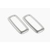 ABS Silver Rear Reading Light Lamp Frame Trim 2X For BMW X3 G01 X4 G02 2018-