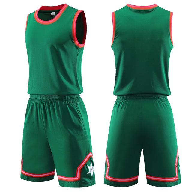 Men Women Basketball Jersey Sets Sport Runing Clothing Breathable Basketball Jersey Sleeveless Shirts Shorts Suit S