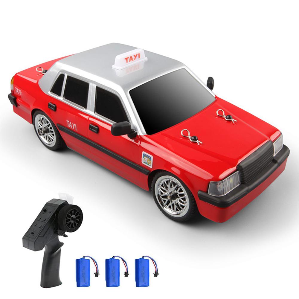 Remote Control Car, 2.4GHz Remote Control Racing Car with Drift Tires Lights 3 Batteries,