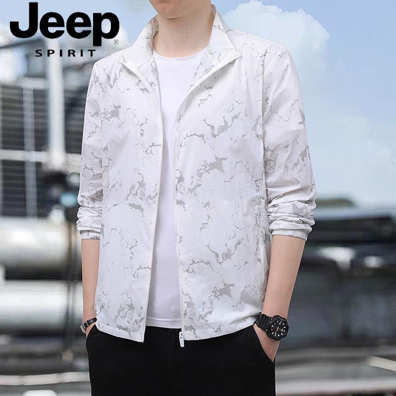 JEEP SPIRIT Men's Ice Silk Sun Protection Jacket