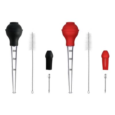 Seringue à jus de dinde de qualité alimentaire Baster en nylon Résistant à la chaleur Matériau de qualité alimentaire pour BBQ Grill Cuisson Cuisine