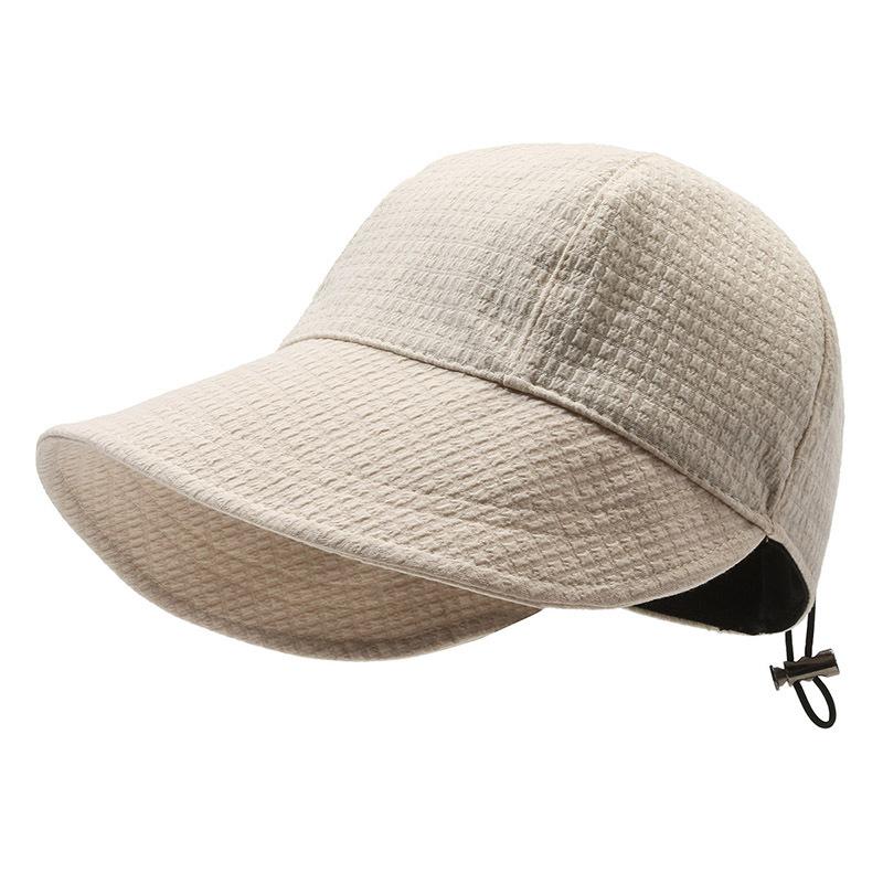 

Шляпа женская осенняя кепка открытый солнцезащитный козырек солнцезащитная шляпа восьмиугольная шляпа женская шляпа рыбака светло-бежевый