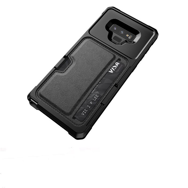 Samsung S26 Ultra Magnetic Leather Phone Case - Card Slot & Anti-Fall Protection for Note 20 Ultra