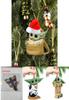 Adorable Cartoon Baby Yoda Santa Holiday Decoration Perfect For Christmas Trees