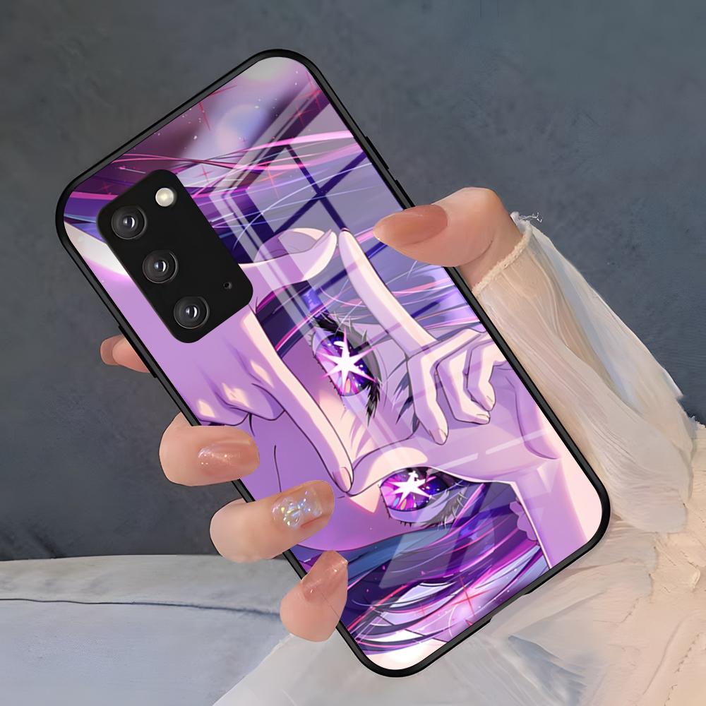 Anime Oshi No Ko Phone Case For Samsung S26 S25 Plus S20 S20 Plus S22 Ultra S23 FE S21 Plus S21 Ultra Glass Cover