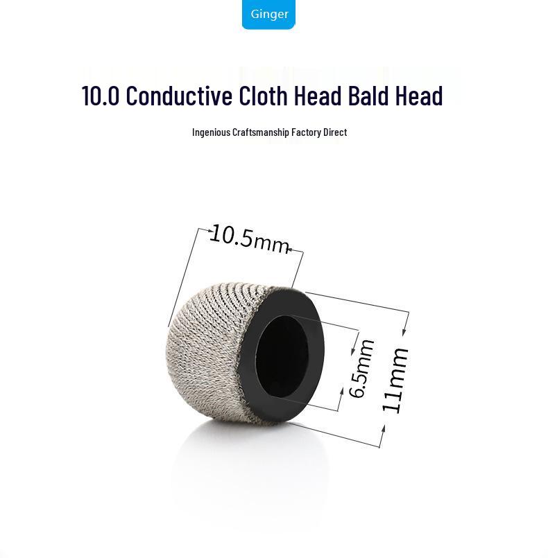 Capacitive Silver Fiber Cloth Tip for Touchscreen Pen