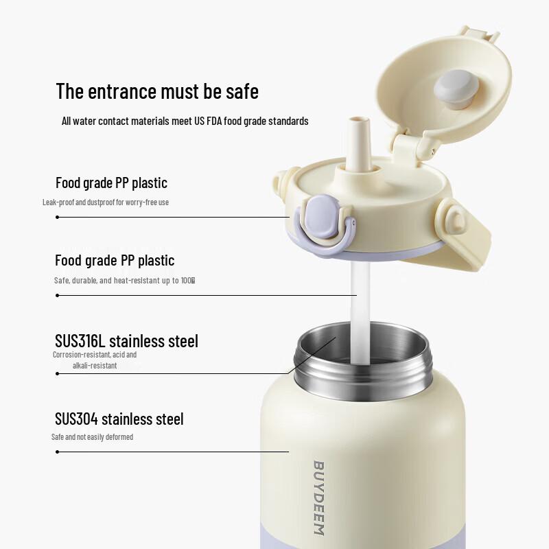 Buydeem Large Capacity Portable Thermal Water Bottle
