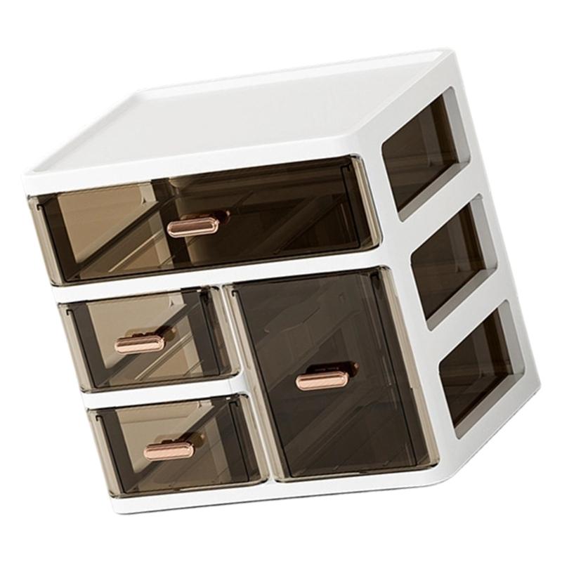 Connectable Plastic Shelf Set With Multiple Sections For Neat Home Or Office Use