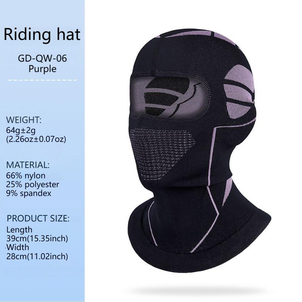 Durable And Safe Getinfit Cycling Mask Moisture Absorption Neck Guard Windproof Headgear Breathable Mesh Mouth Nose Locomotive Helmet Inner Liner