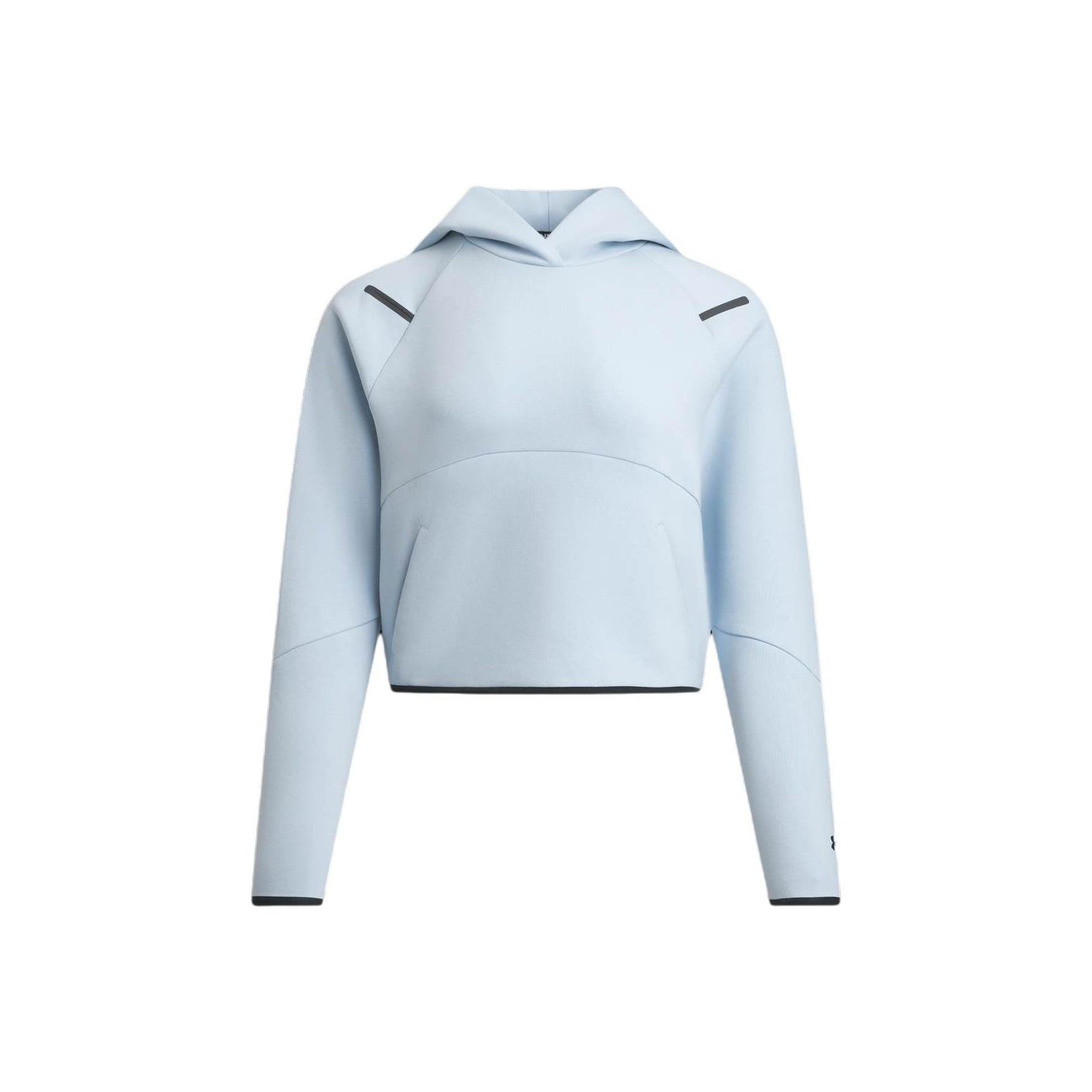 

Under Armour Неудержимая Бесплатная Серия Свободного Кроя Толстовка с Капюшоном Вязаная Реглан Длинный Рукав Женская толстовка 6005739-453 XL