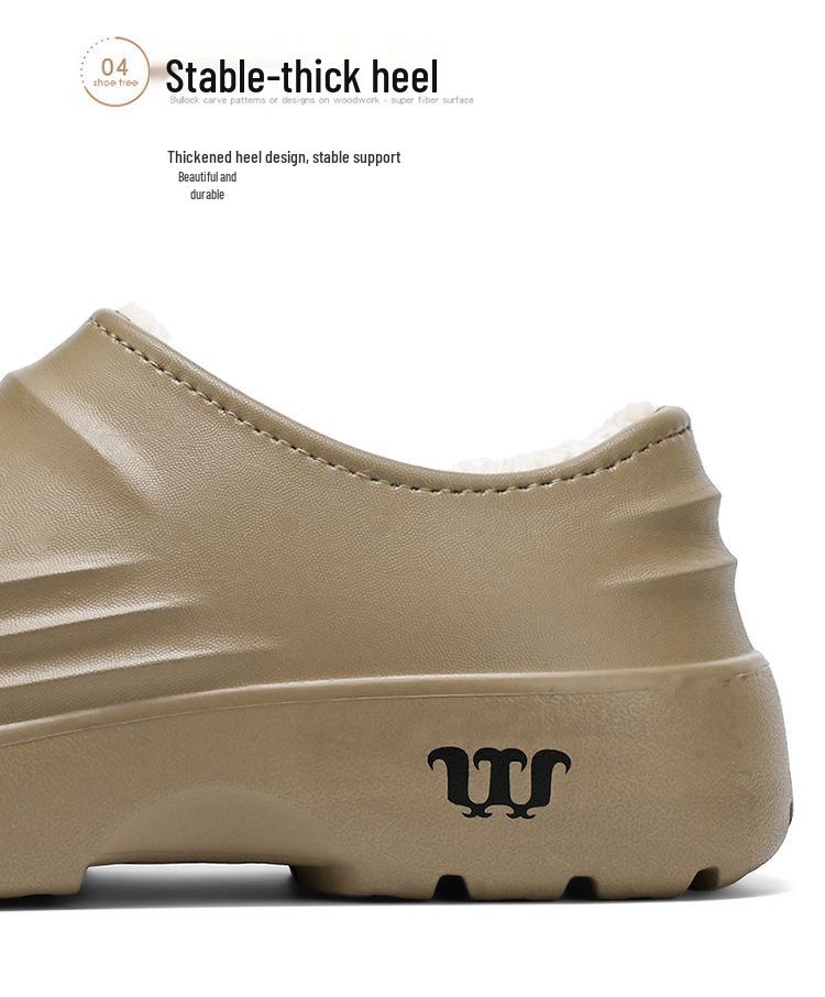 Chef Shoes: Fleece-Lined, Non-Slip, Waterproof Work Shoes for Hotel and Restaurant Staff (Autumn/Winter)