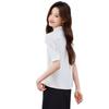 2024 Women's Professional White Summer Shirt - Lightweight Workwear for Commute and Reception