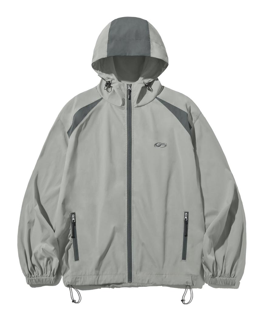 Filluminate Taslan Windtaker Jacket - Light Grey