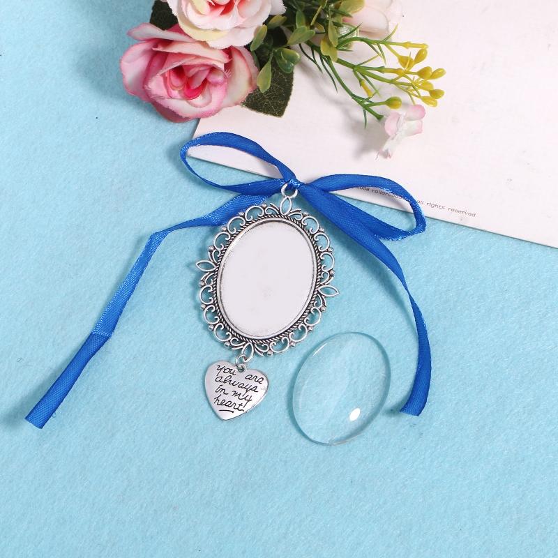 Hochzeitsstrauß Anhänger Brautstrauß Foto Anhänger Spitz Oval Braut Anhänger Gedenkengel Foto Anhänger Party Deko Anhänger