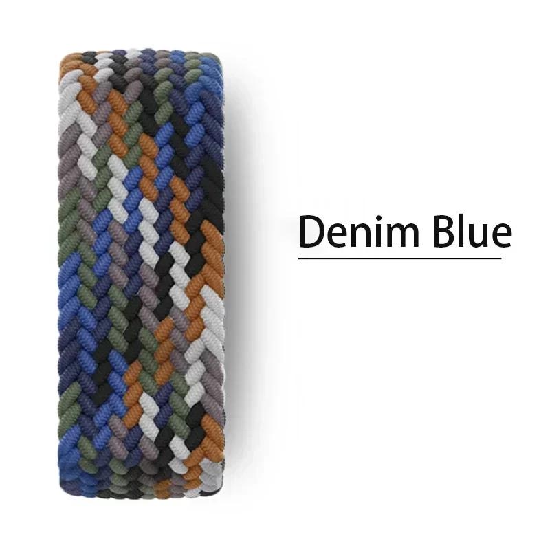 Braided Solo Loop Strap For Apple Watch Band Nylon 49mm 45 44 41 40 38mm 42mm Correa Bracelet Iwatch Series 9 8 7 6 5 SE Ultra 2