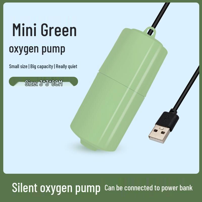 Silent Mini USB Oxygenator Pump for Fish Tanks and Outdoor Fishing