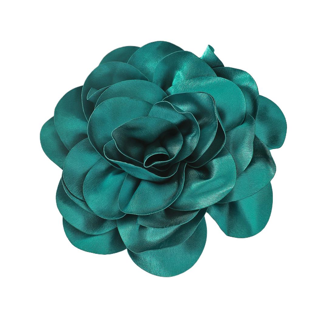 Chic 20cm Flower Brooch Fabric Peony Charm Breastpin Stylish Party Accessory Fashion Lapel Pin Statement for Women
