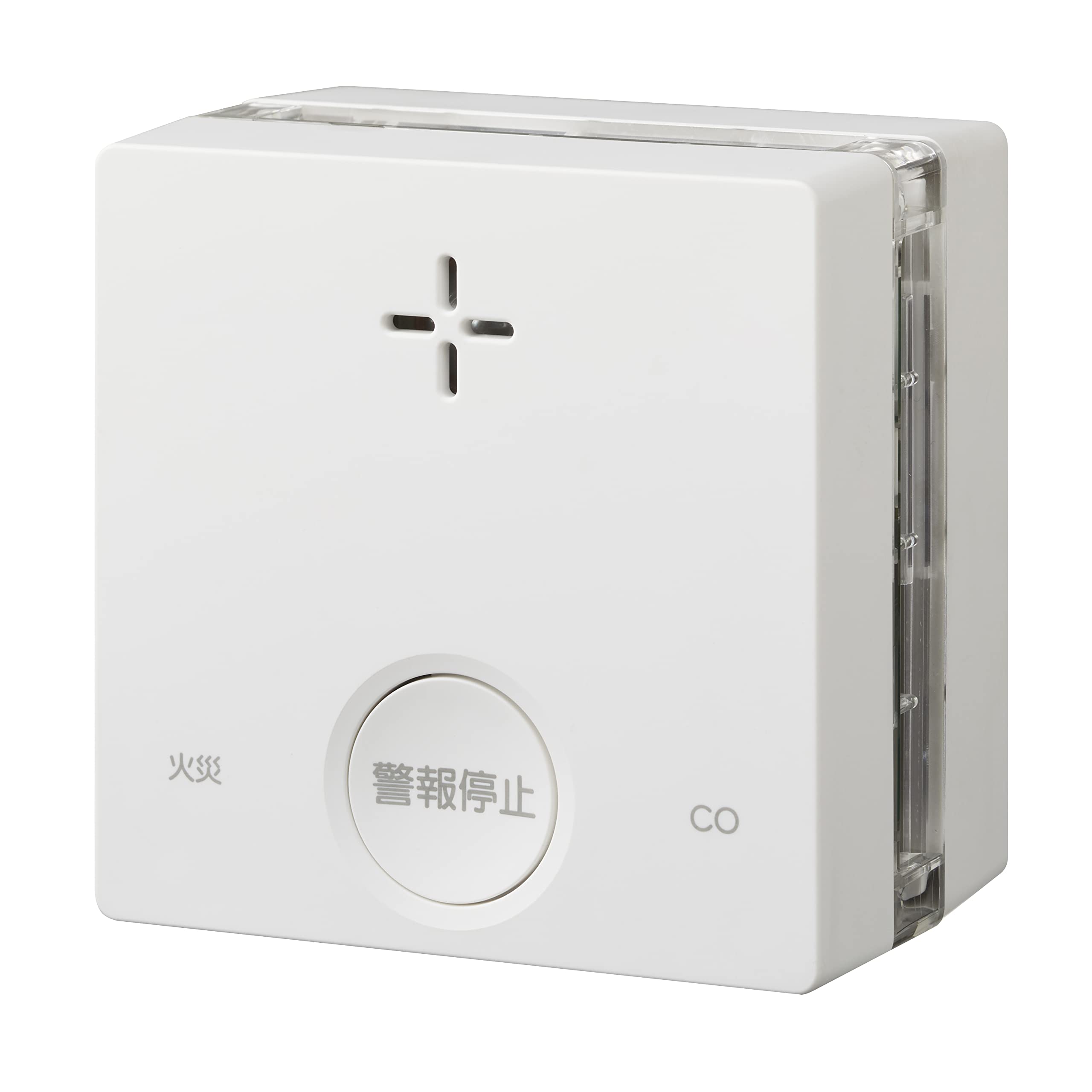 

New Cosmos Denki Plasio Fire Alarm in Home Fire Alarm with Carbon Monoxide Detection Function Mount White [Made Japan] Ceiling/Wall SC-335 білий
