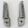 Motor Head Tandem Step Rear Step Kawasaki Left and Right Set Bike Universal ZRX Zephyr Z900 ZX-10R etc. (Silver)