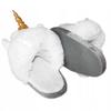 White Unicorn Slippers Universal Unisex Plush Slippers Super 36-41 ONESIES