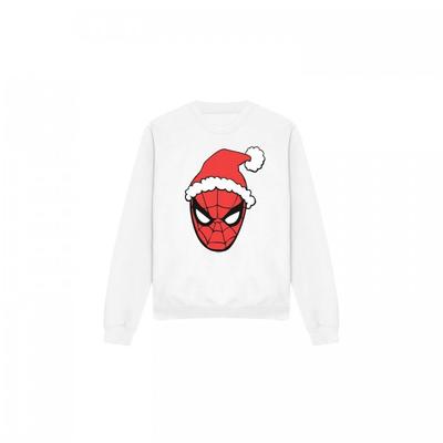 Spider-Man Unisex Adult Santa Hat Sweatshirt