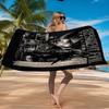 Survival Horror Saga Beach Towel Microfiber Beach Towel, Lightweight and Quick-Dry, for Summer Travel, Swimming Pool Fan Birthday Gift
