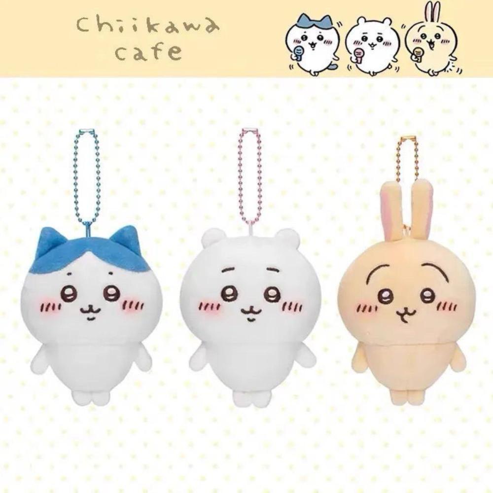 Discover Intime Unisex Light Kawaii Chiikawa Plush Keychain Doll | Anime Cute Hachiware Cartoon Bag Pendant Doll | Pendant Toys Birthday Present@