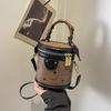 Portable cylinder bag women's 2025 new mobile phone bucket bag versatile shoulder women's bag oblique span bag tide