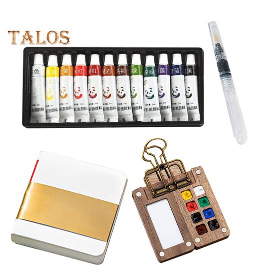 

Набор палитр для акварели, мини-карманный набор для рисования, компактная доска для рисования с 8/15 цветами, портативный набор для смешивания цветов C