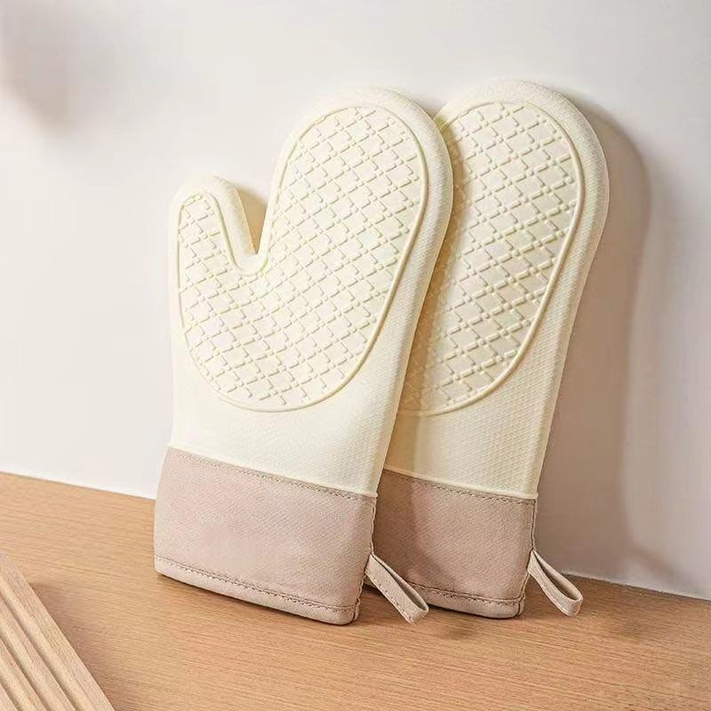 Silicone Two-Finger Heat-Resistant Baking Gloves