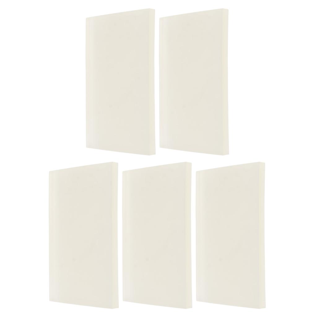 5pcs Stamp Carving Block Soft Rubber Block DIY Hand Made Crafts for Carving Stamps 10x7.5x0.5cm