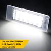 Full LED License Plate Lamp Lights For Cadillac CTS Chevy XTS Corvette Buick GMC