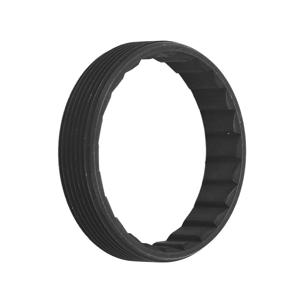 Wheel Hub Thread Ring for D*T-Swiss 3-pawl hubs and hubs with 24-tooth hub base rings.