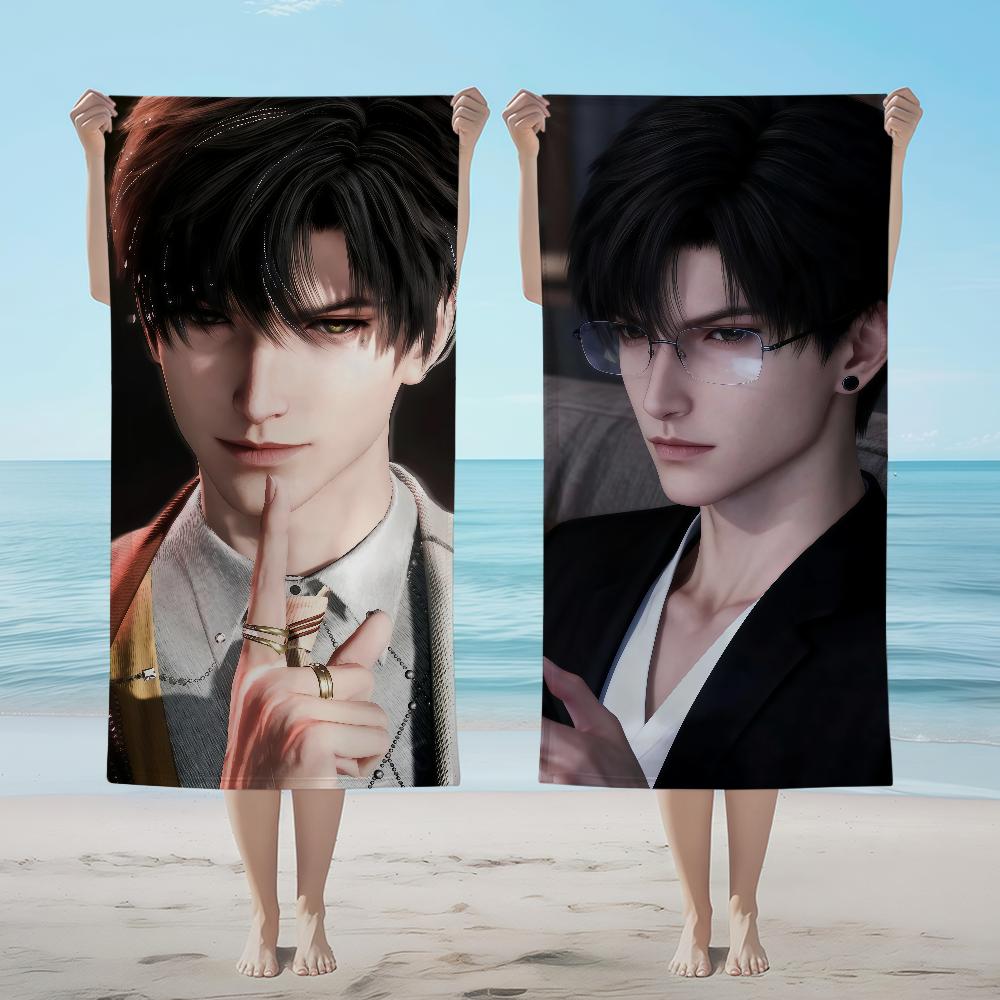 Asciugamano Zayne Love Tessuto Deepspace Accappatoio e Spiaggia Asciugatura Rapida Leggero Portatile Campeggio Fresco Piscina Viaggio