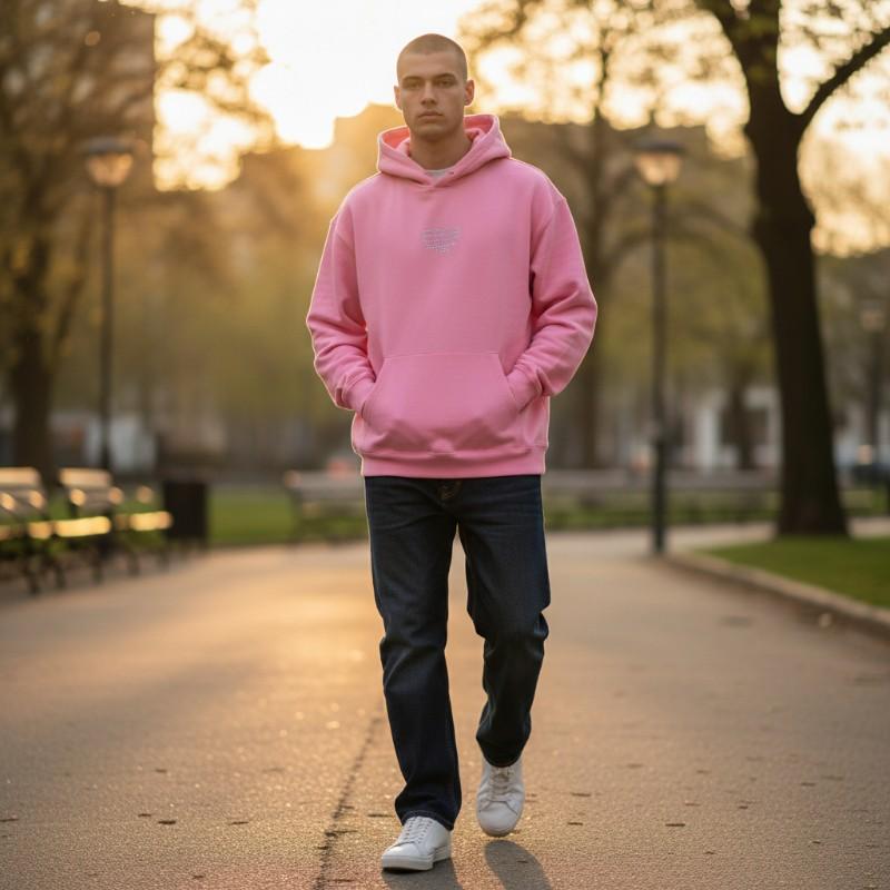 BALENCIAGA  578135_TMVP3_5504 XS Parker pink cotton mens