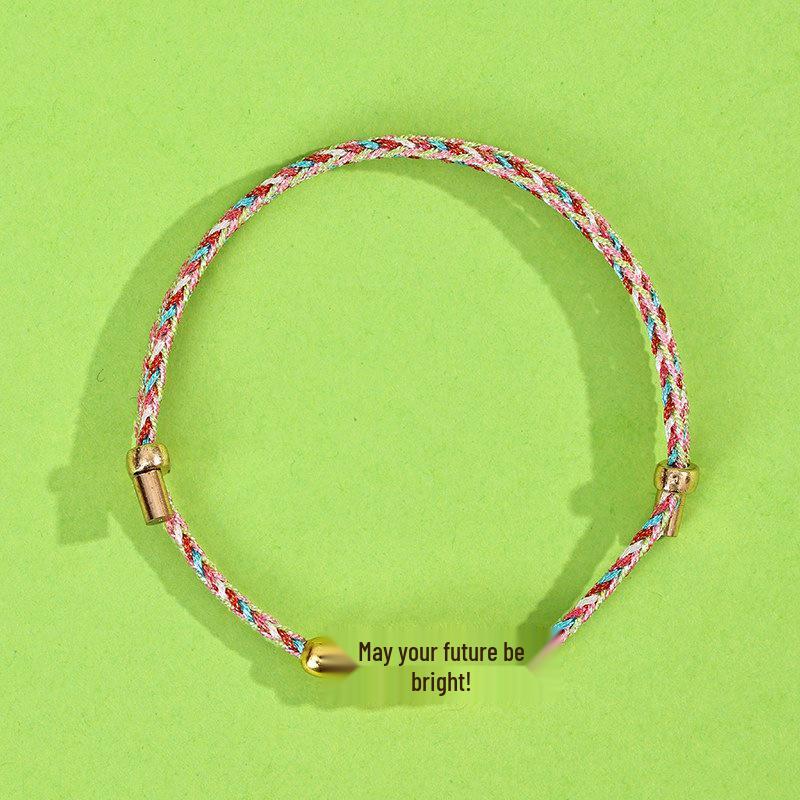 Dragon Boat Festival Tassel Pendant: Five-Color Pink Zongzi String with Gourd for Peace and Health