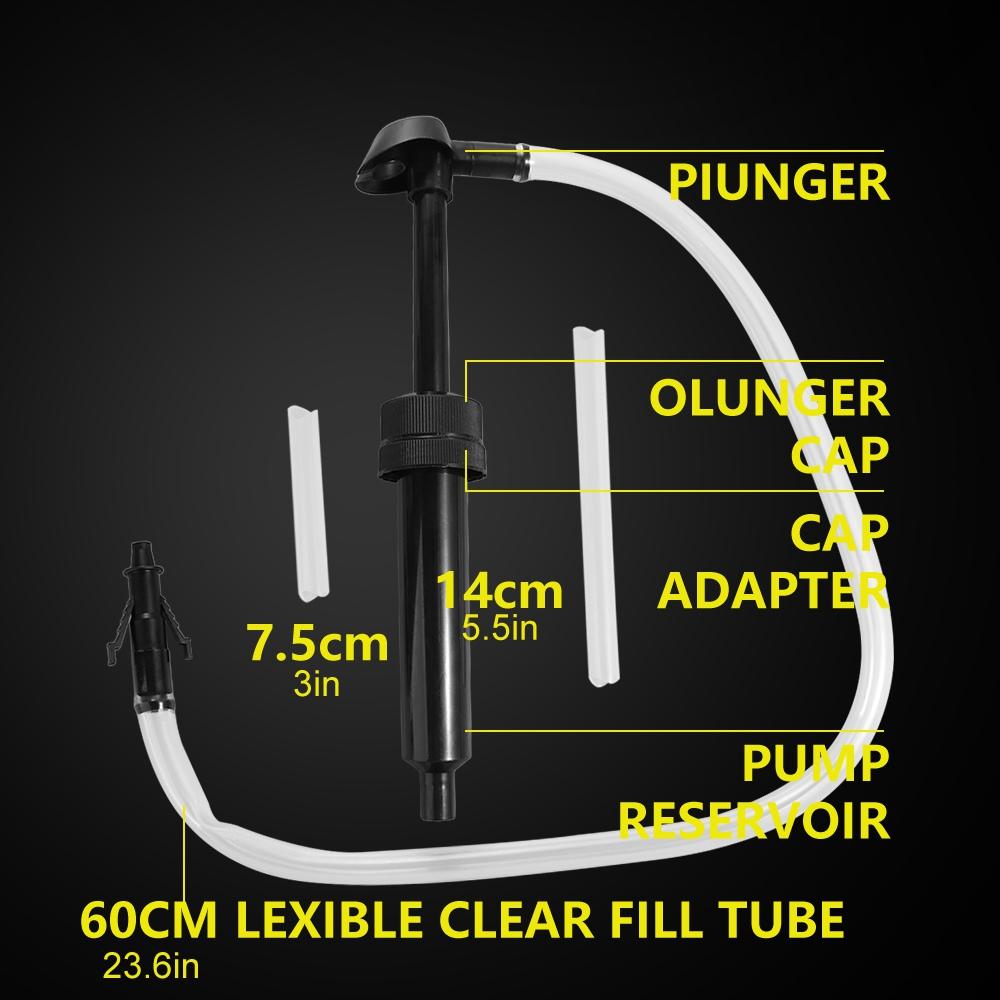 3rd Hand Adapter Fluid Pump for Standard Quart Bottles Transfer Gear Oil Tool  Car Accessories