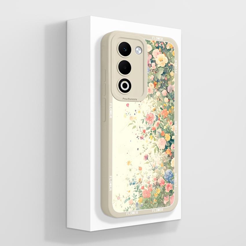 For Oppo A5 A5x A3x Realme C71 C75 Luxury Shockproof Phone Covers Cute Cartoon Cat Pattern Liquid Silicone Anti Slip Protective Shell For Oppo Housing