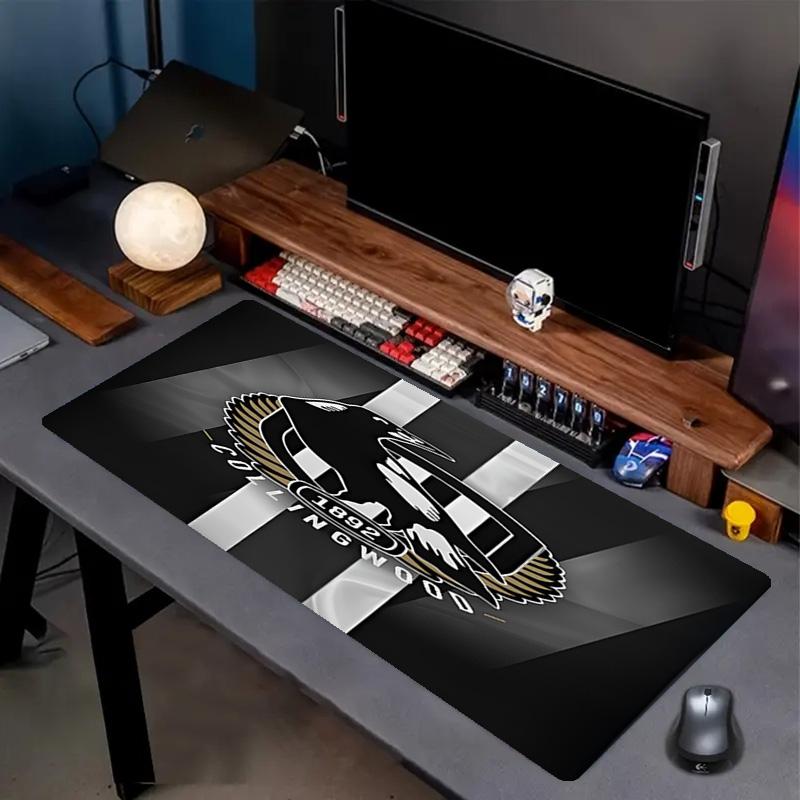 Football Club Print Mouse Pad, Anti‑Slip Desktop keyboard Mat, for PC Laptop Gaming Working Daily Use, Cool Festival Surprise Gift