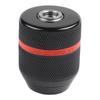 3/8-24UNF Connection Metal Drill Chuck Ratchet Drill Chuck Black+Red Color
