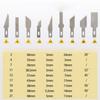 13pcs Set Art Carving Cutter With Box Paper Sticker Cutter Wood Carving Blade Cutter Head Is Removable Carving Tools