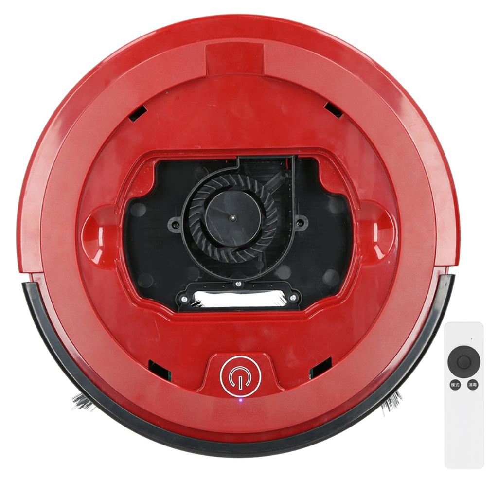 Intelligente Fernbedienung USB wiederaufladbare Boden Staub Kehrroboter DC5V rot