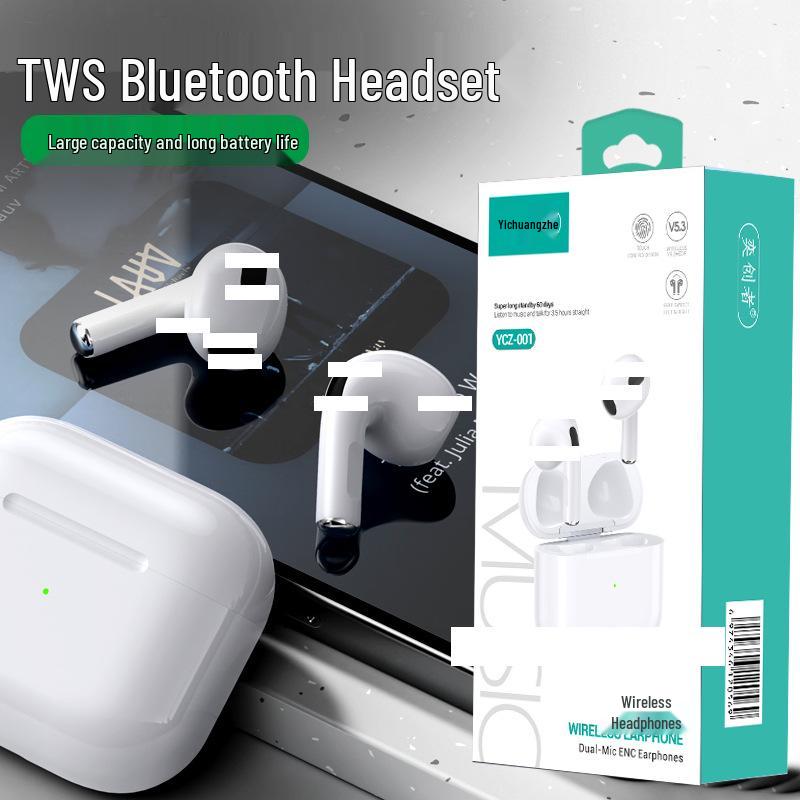 Long-Lasting Wireless Bluetooth Earbuds with High-Fidelity Sound for Sports and Music