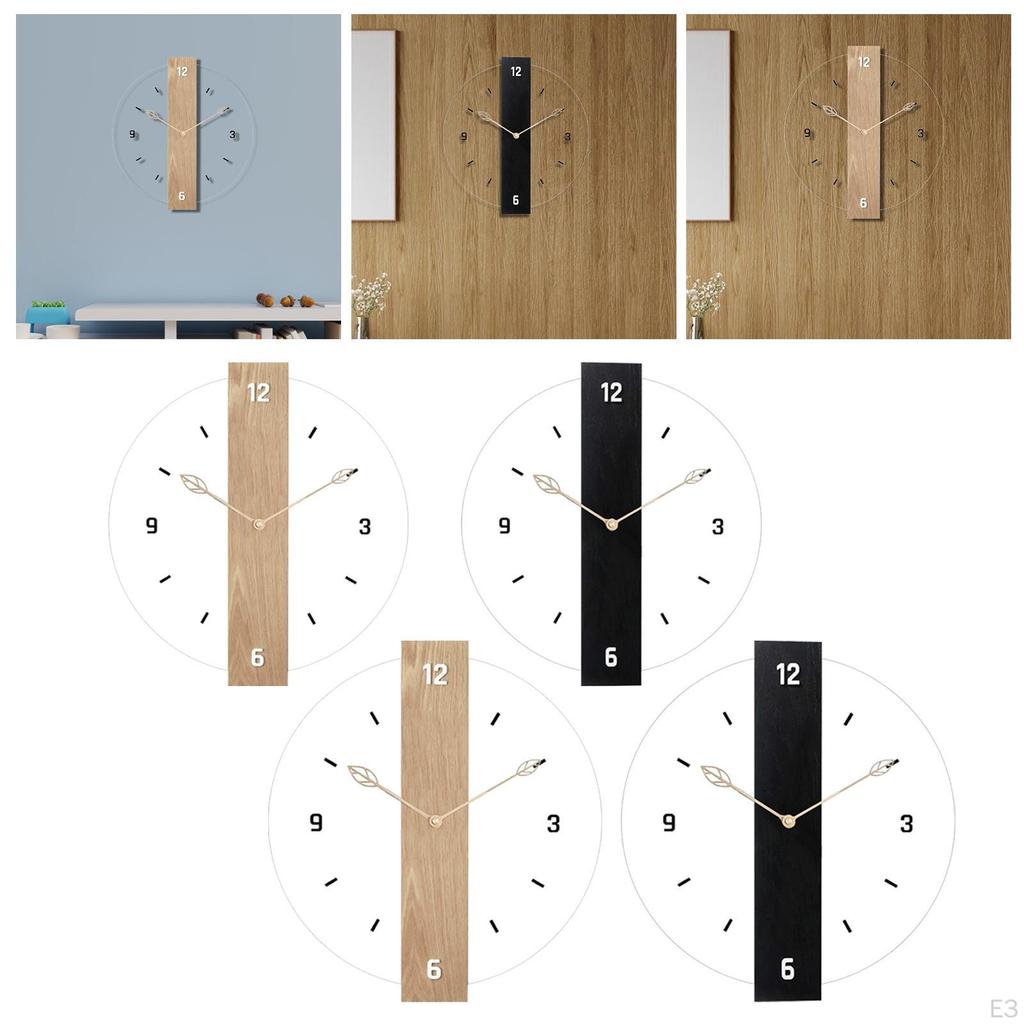Wall Clock ,Acrylic,Creative, Simple, Unique Nordic Household Timepiece Hanging Watch for Kitchen